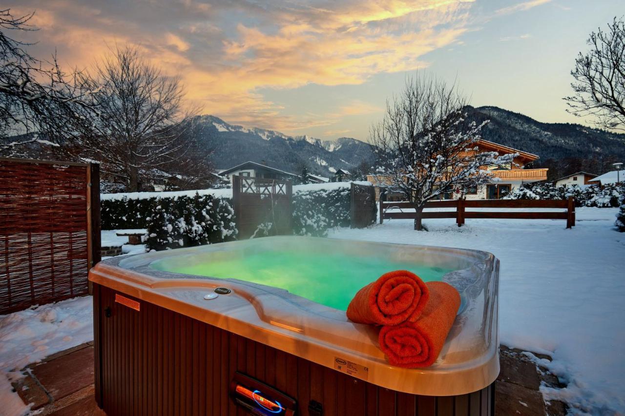 Chiemgauferienwohnungen - Wanderlust Und Alpenrose Unterwössen Dış mekan fotoğraf